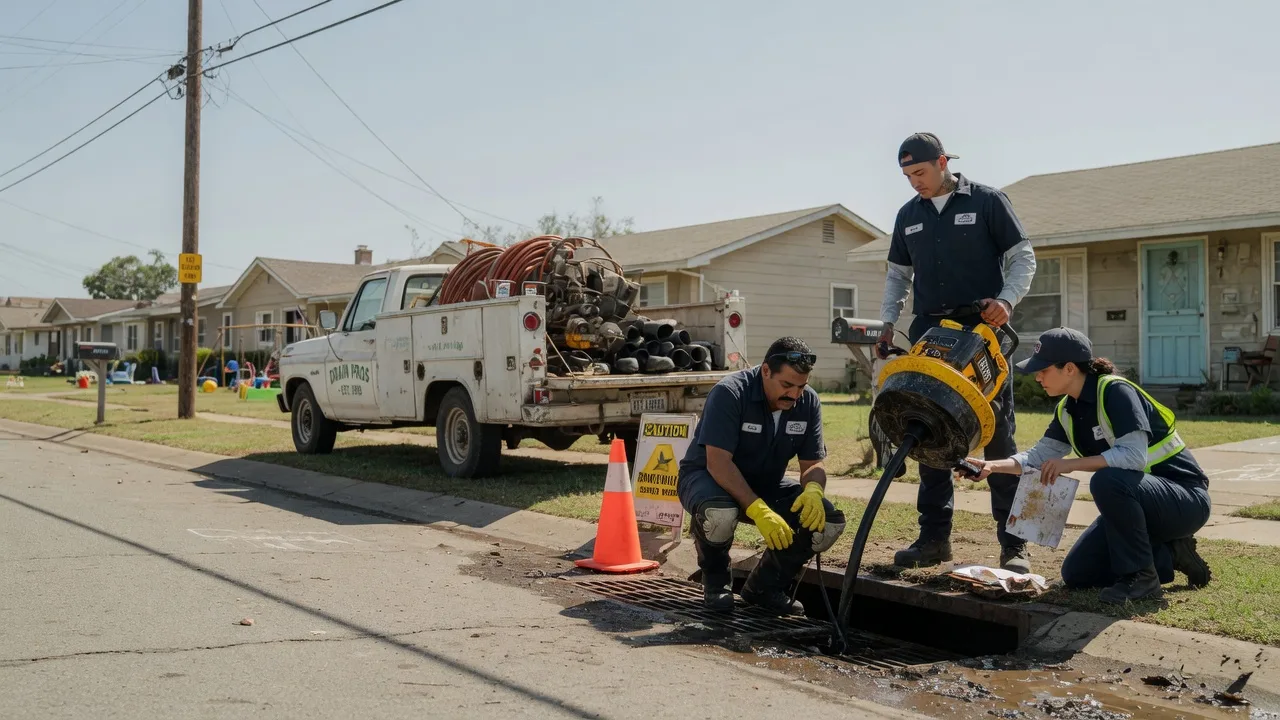 Drain Cleaning in Lueders, TX near me